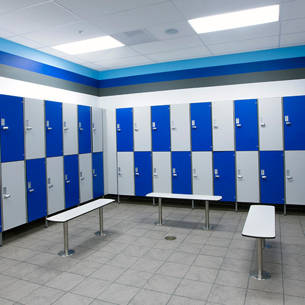 Locker Rooms with Showers